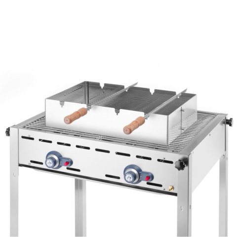 Nasadka na grilla do szaszłyków prostokątna Churrasco 530x350x117 mm