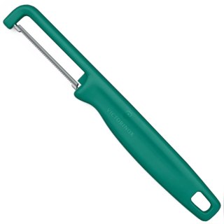 Obieraczka uniwersalna z ząbkowanym ostrzem IOTA dł. 165 mm - zielona Victorinox