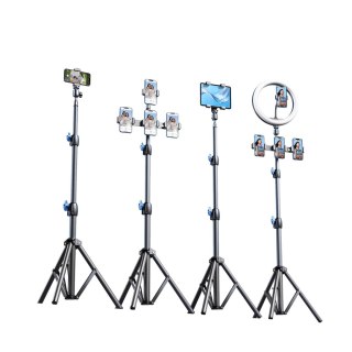 Statyw trójnożny tripod mocny ze stali węglowej 1.7m - czarny WOZINSKY