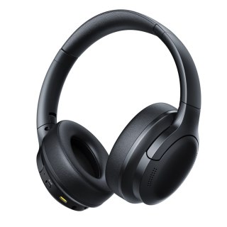 Słuchawki bezprzewodowe nauszne mocny bas Bass BH1 Bluetooth - czarne BASEUS