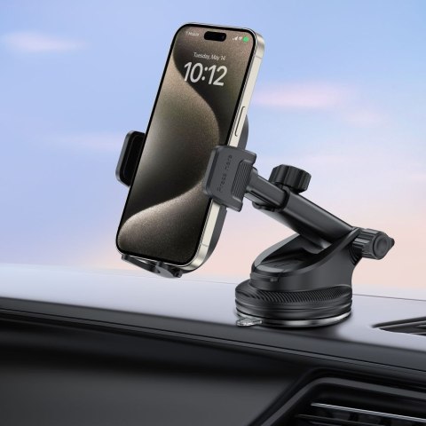 Uchwyt samochodowy do smartfona na kokpit kratkę nawiewu V7 - czarny Tech-Protect