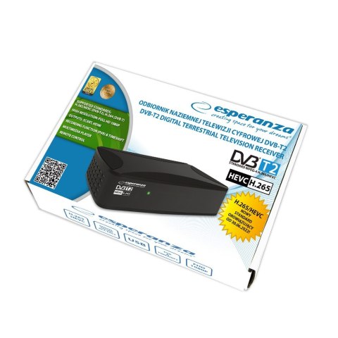 Tuner/dekoder cyfrowy DVB-T2 H.265/HEVC
