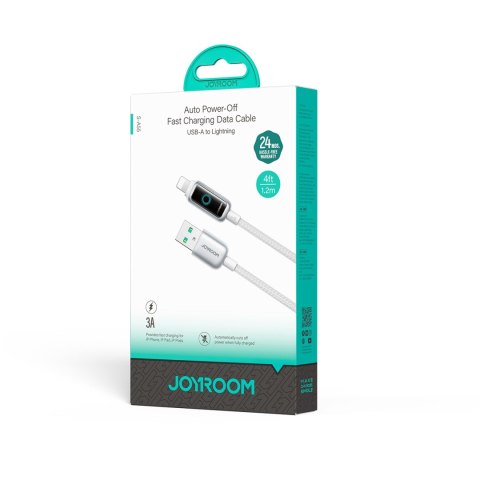 Kabel przewód USB-A - iPhone Lightning 3A 1.2m - biały JOYROOM