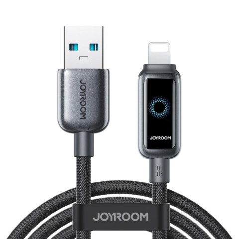 Kabel przewód USB-A - iPhone Lightning 3A 1.2m - czarny JOYROOM