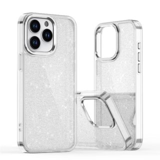 Etui brokatowe na Samsung Galaxy S25 Edge Glitter Case - przezroczyste HURTEL