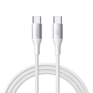 Kabel przewód S-A28 z oplotem USB-C 60W 2m - biały JOYROOM
