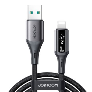 Kabel przewód USB-A - iPhone Lightning S-A60 StarTalk 3A 1.2m - czarny JOYROOM