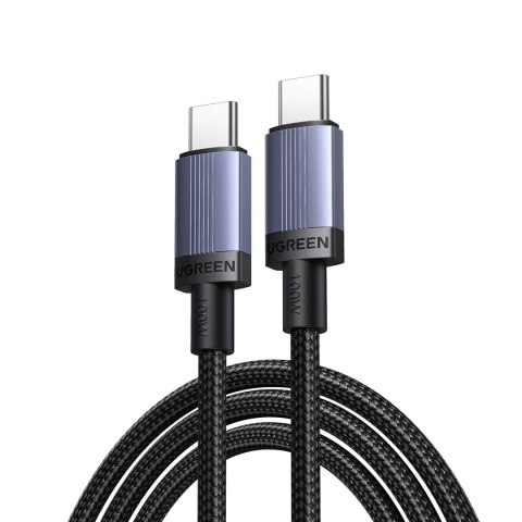Kabel przewód USB-C PD 100W 5A 2m - czarny UGREEN