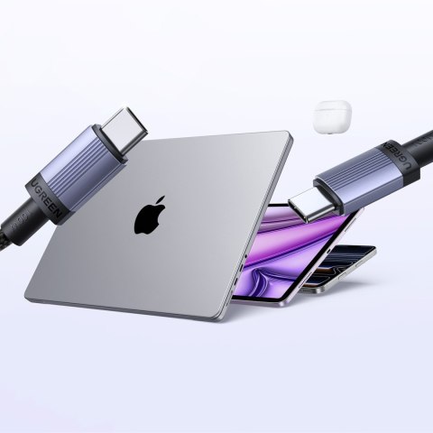 Kabel przewód USB-C PD 100W 5A 3m - czarny UGREEN
