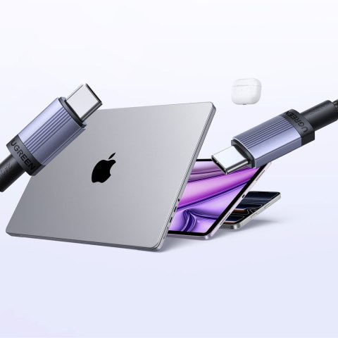 Kabel przewód USB-C PD 240W 1m - czarny UGREEN