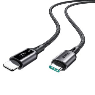 Kabel przewód USB-C - iPhone Lightning S-A60 StarTalk 30W 1.2m - czarny JOYROOM