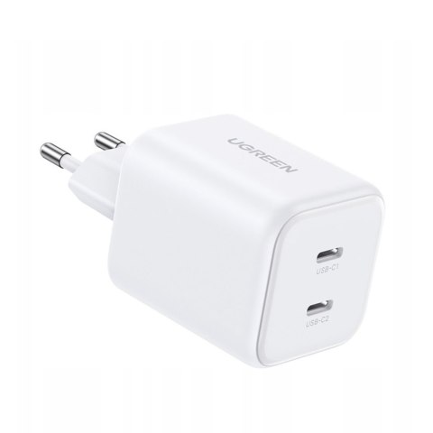 Ładowarka sieciowa USB-C GaN 45W - biała UGREEN