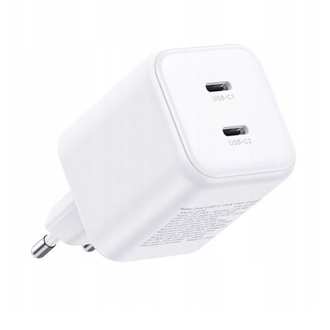 Ładowarka sieciowa USB-C GaN 45W - biała UGREEN