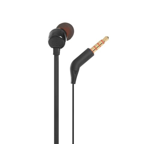 Słuchawki przewodowe douszne z pilotem JBL Tune 110 mini jack 3.5mm - czarne JBL