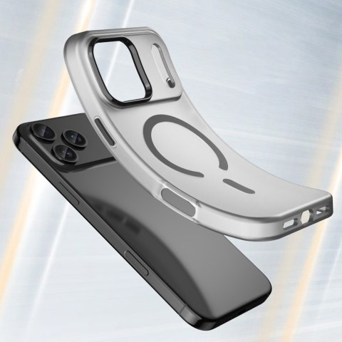 Etui case na iPhone 17 Pro Max Magnetic Abrasive MagSafe - matowe czarne HURTEL