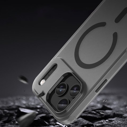 Etui case na iPhone 17 Pro Max Magnetic Abrasive MagSafe - matowe czarne HURTEL