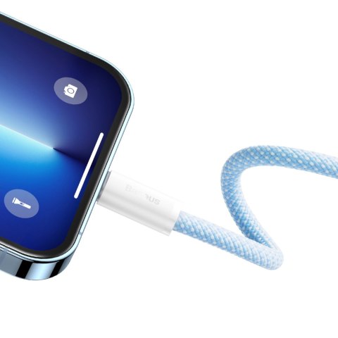 Kabel przewód USB-C - iPhone Lightning Dynamic Series 20W 1m - niebieski BASEUS