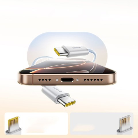 Kabel przewód samoczynnie układający się USB-C Dynamic 4 Pro 100W 1m - niebieski BASEUS