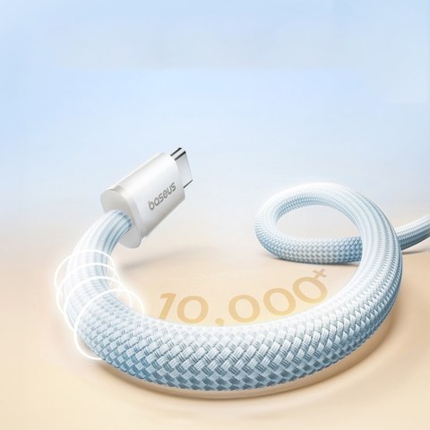 Kabel przewód samoczynnie układający się USB-C Dynamic 4 Pro 100W 1m - niebieski BASEUS