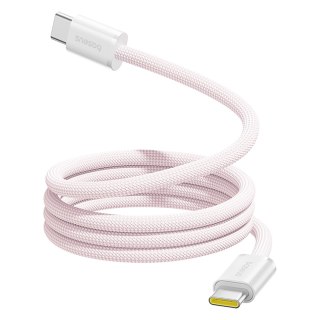 Kabel przewód samoczynnie układający się USB-C Dynamic 4 Pro 100W 1m - różowy BASEUS