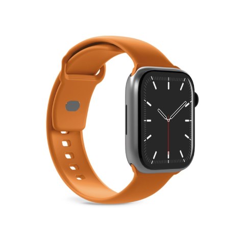 Pasek silikonowy na Apple Watch 44/45/46/49mm Icon - pomarańczowy PURO
