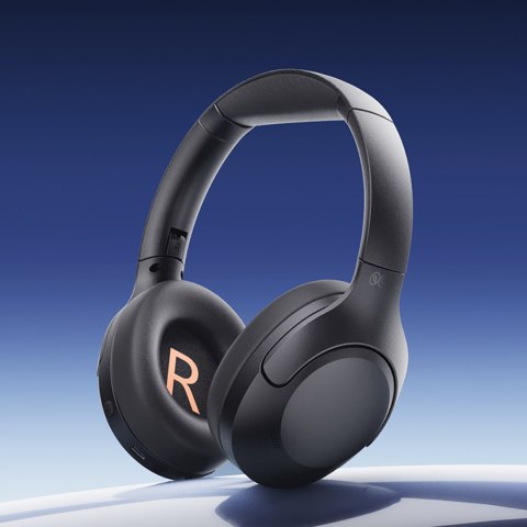 Słuchawki bezprzewodowe nauszne H3 Lite ANC Bluetooth - czarne QCY
