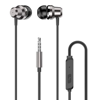 Słuchawki przewodowe dokanałowe X10PRO mini jack 3.5mm - czarne DUDAO
