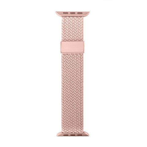 Pasek nylonowy do Apple Watch 38 40 41 mm Loop - różowy PURO