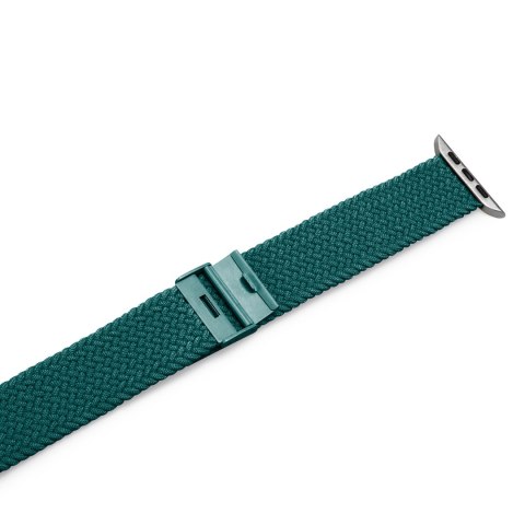 Pasek nylonowy do Apple Watch 42 44 45 49 mm Loop - ciemnozielony PURO