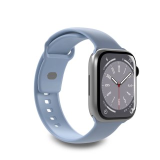 Pasek silikonowy do zegarka Apple Watch 38 40 41 mm Icon jasnoniebieski - 2 szt. PURO
