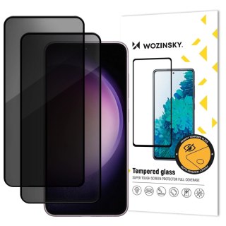 Szkło prywatyzujące na Samsung Galaxy S26 Ultra kompatybilne z czytnikiem linii Privacy Glass - 2 szt. WOZINSKY