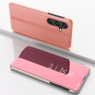 Etui pokrowiec ochronny do Samsung Galaxy S24 FE Clear View Case - różowy HURTEL