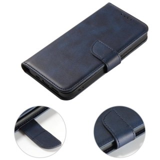 Etui pokrowiec z klapką do Samsung Galaxy S24 FE Magnet Case - niebieski HURTEL