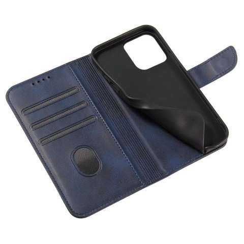 Etui pokrowiec z klapką do Samsung Galaxy S24 FE Magnet Case - niebieski HURTEL