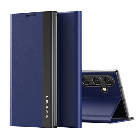 Etui z klapką i podstawką do Samsung Galaxy S24 FE Sleep Case Pro - niebieski HURTEL