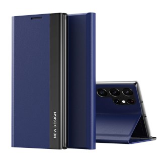 Etui z klapką i podstawką do Samsung Galaxy S25 Ultra Sleep Case Pro - niebieski HURTEL