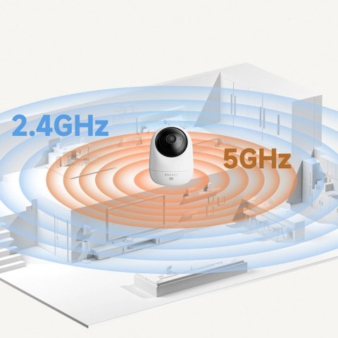 Kamera wewnętrzna do monitoringu 2K IR Wi-Fi Bluetooth - biała Dreame