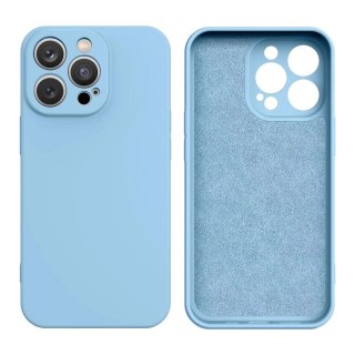 Etui plecki na iPhone 16e Silicone Case - niebieskie HURTEL