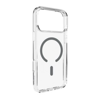 Etui pokrowiec case na iPhone 17 Pro Lite Mag MagSafe - przezroczyste szary pierścień PURO