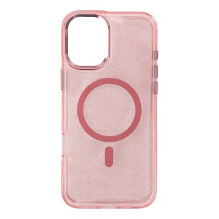 Etui pokrowiec na Samsung Galaxy S26 Glitter Case MagSafe - różowy HURTEL