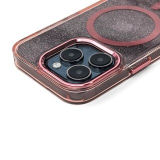 Etui pokrowiec na Samsung Galaxy S26 Ultra Glitter Case MagSafe - różowy HURTEL
