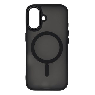 Etui pokrowiec na iPhone 16e Fashion Case z MagSafe - czarny HURTEL