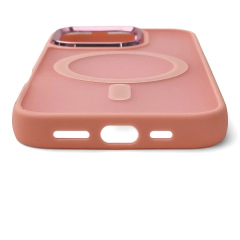 Etui pokrowiec na iPhone 16e Fashion Case z MagSafe - różowy