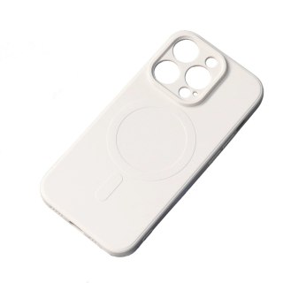 Etui pokrowiec na iPhone 16e Silicone Case z MagSafe - beżowy HURTEL