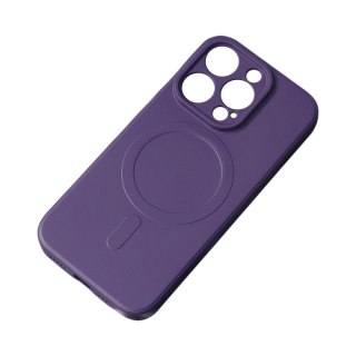 Etui pokrowiec na iPhone 16e Silicone Case z MagSafe - fioletowy HURTEL