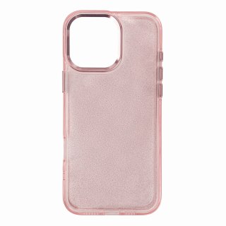 Etui pokrowiec plecki brokatowe na iPhone 16e Glitter Case - różowy HURTEL