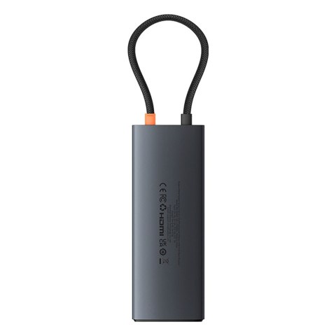 HUB adapter rozdzielacz 10w1 HDMI USB-A USB-C RJ45 SD TF - szary BASEUS