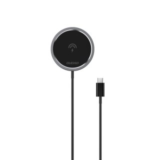 Ładowarka indukcyjna magnetyczna MagSafe 15W - czarna DUDAO