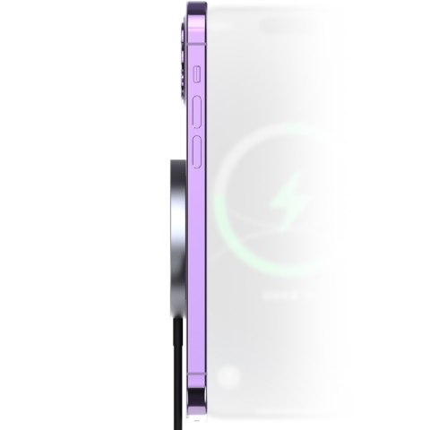 Ładowarka indukcyjna magnetyczna MagSafe 15W - czarna DUDAO
