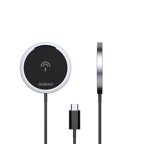Ładowarka indukcyjna magnetyczna MagSafe 15W - czarna DUDAO